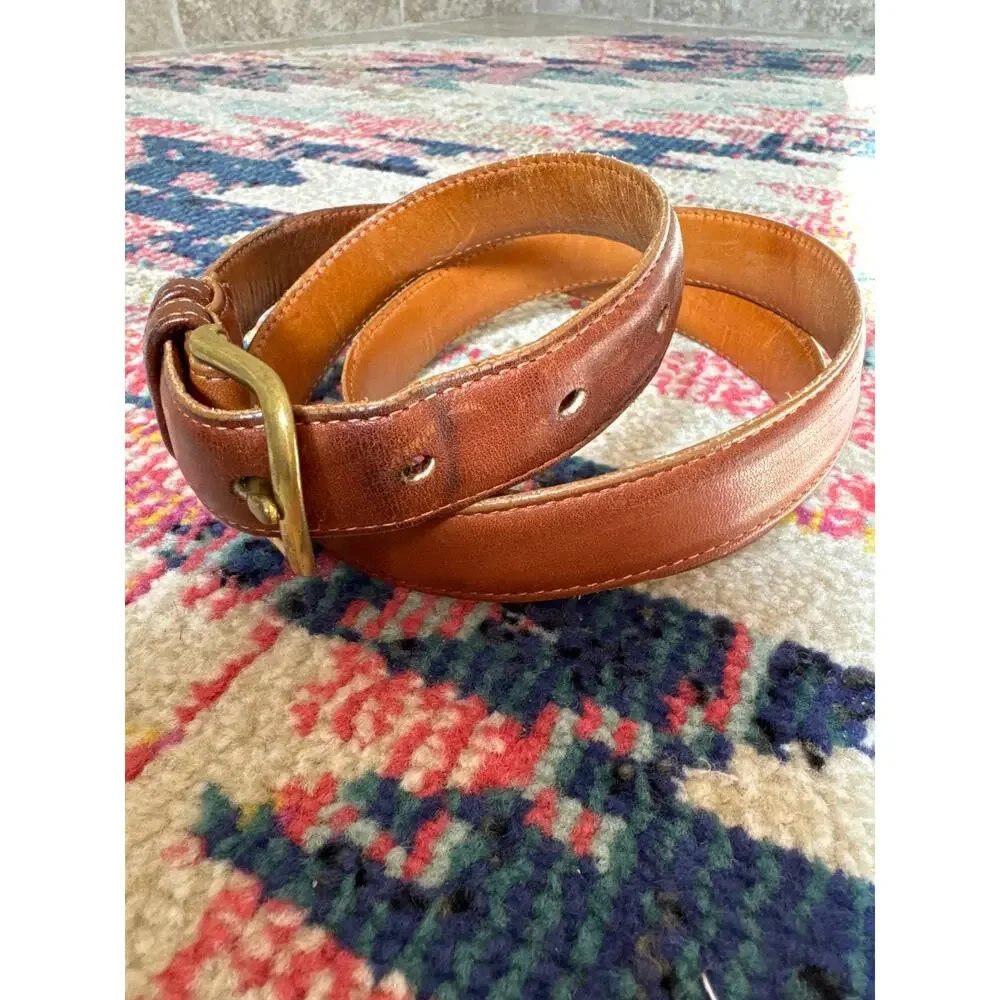 Coach Brown Learher Belt‎ 42”